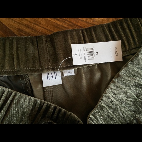 Green Velvet Pants Gap - Picture 4 of 4